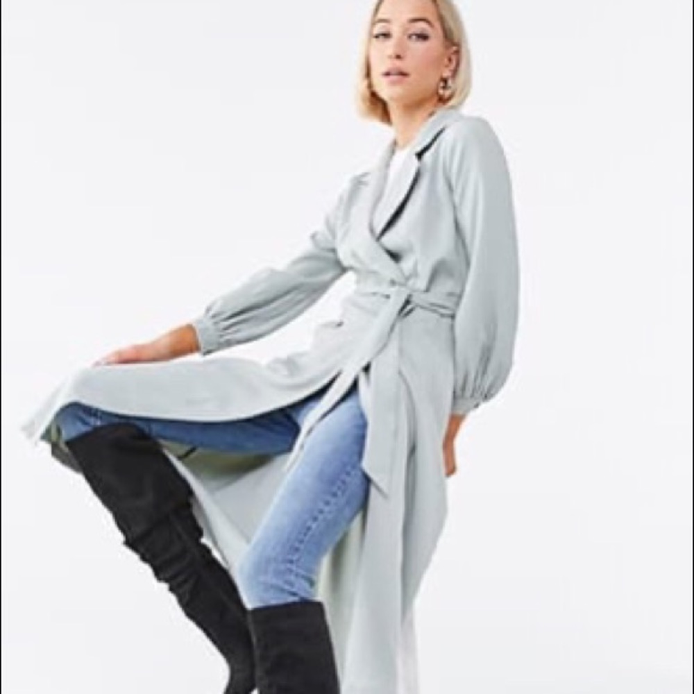 FOREVER21 Double Breasted Trench Coat